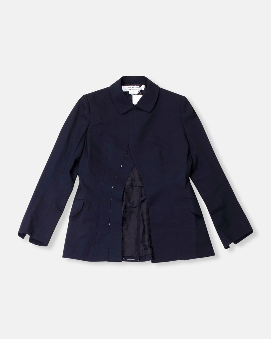 curved front blazer