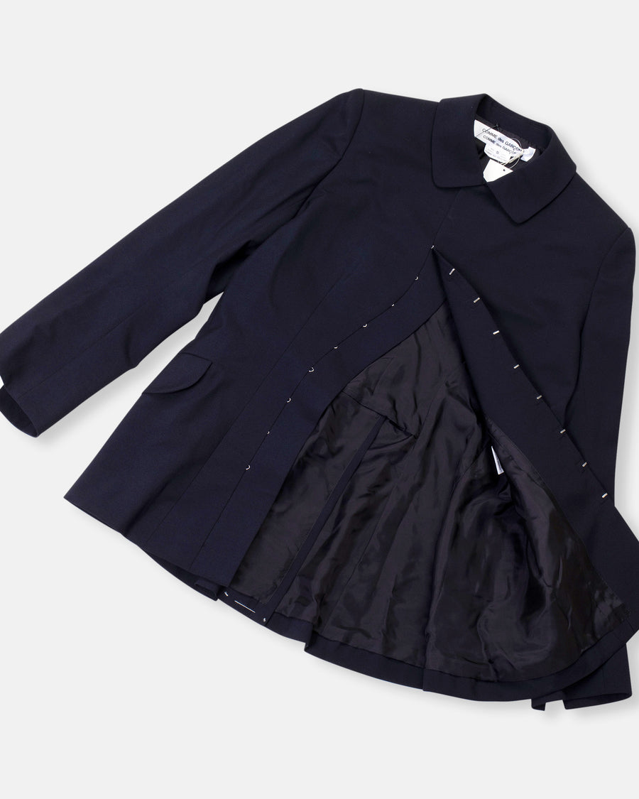 curved front blazer