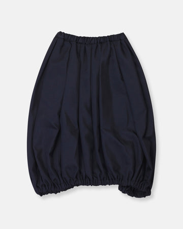 gathered hem skirt