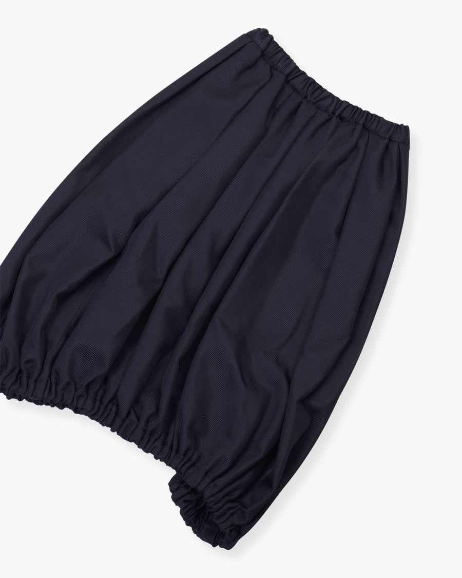gathered hem skirt