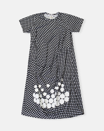 pinwheel dot dress