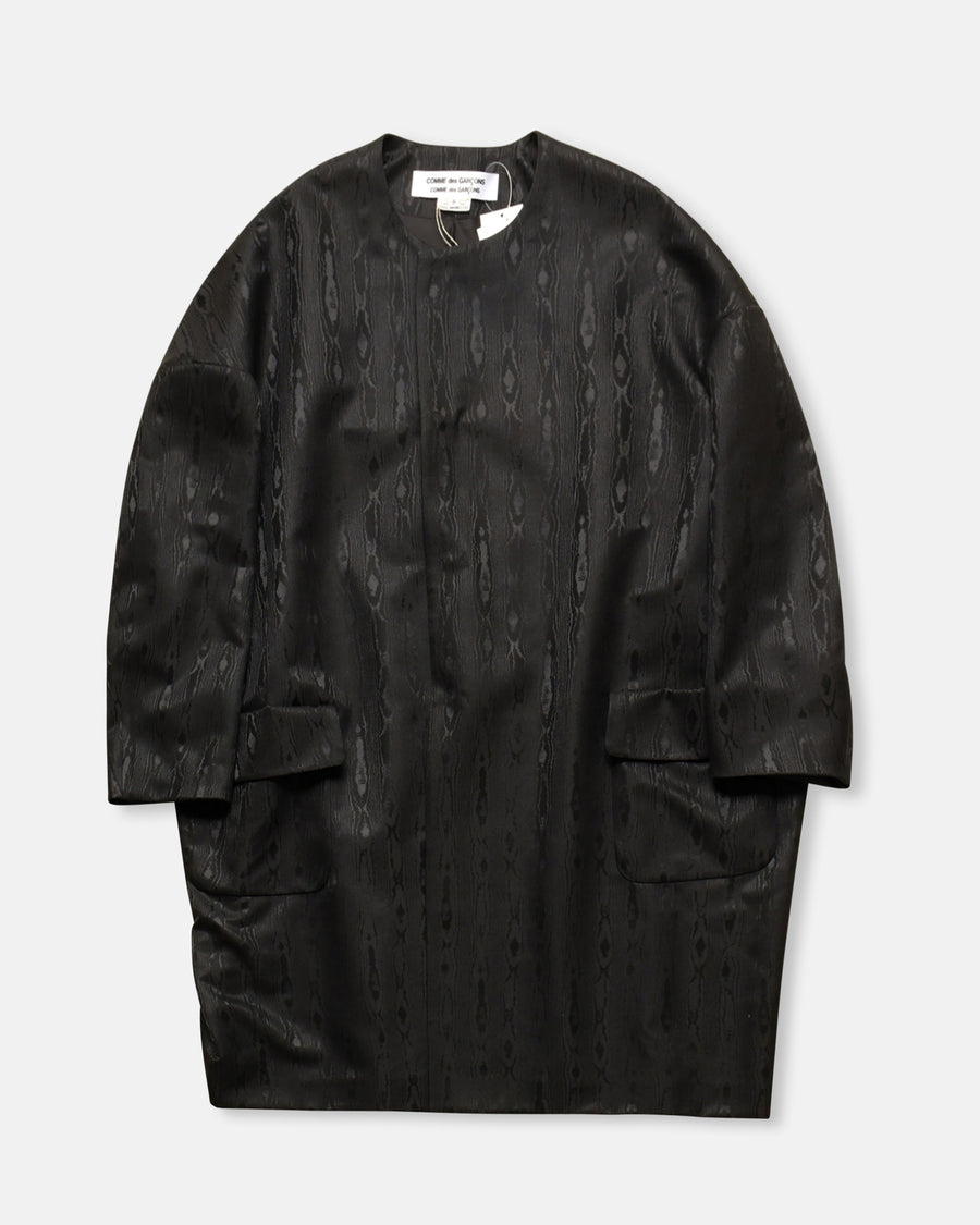 silk moire coat