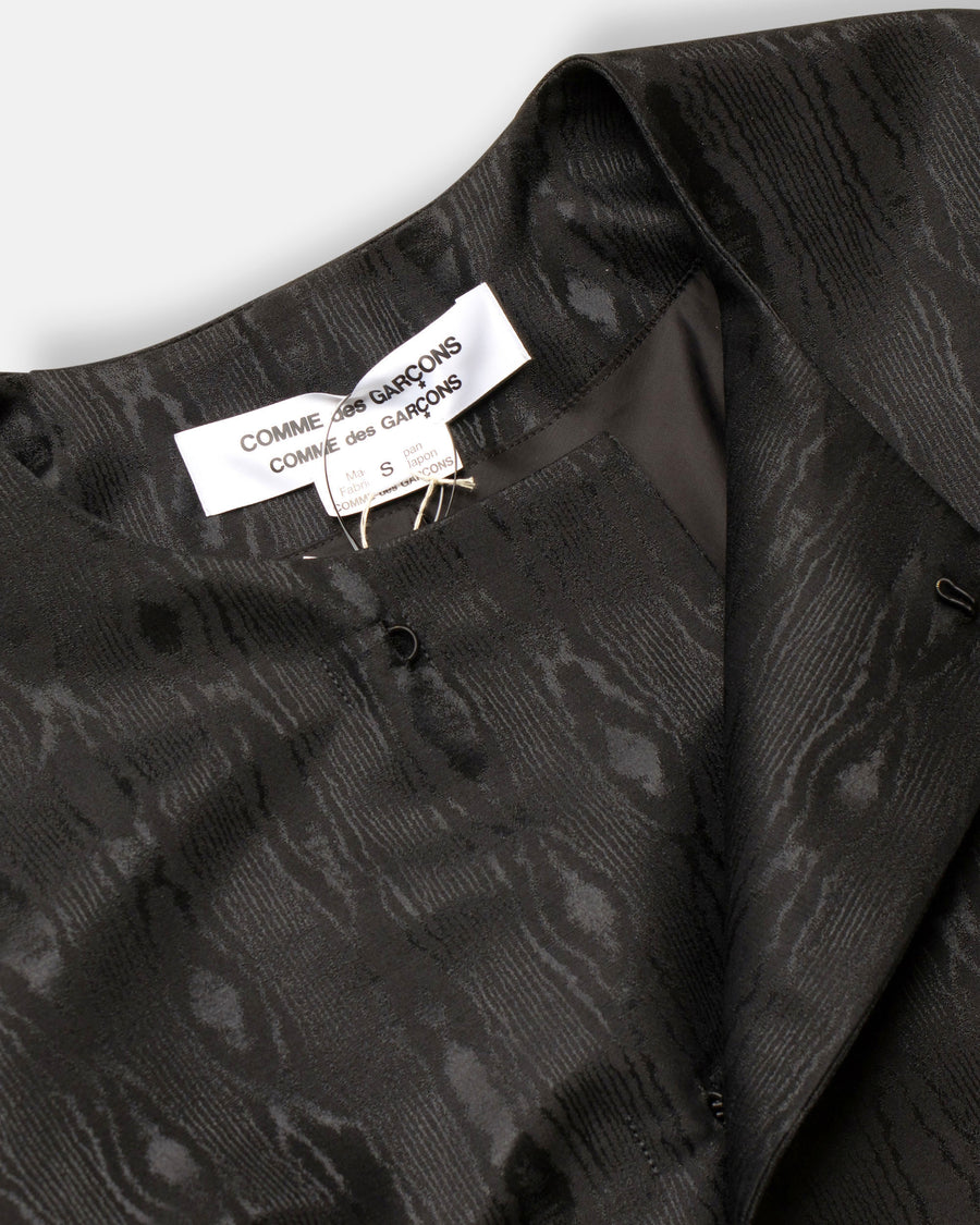silk moire coat