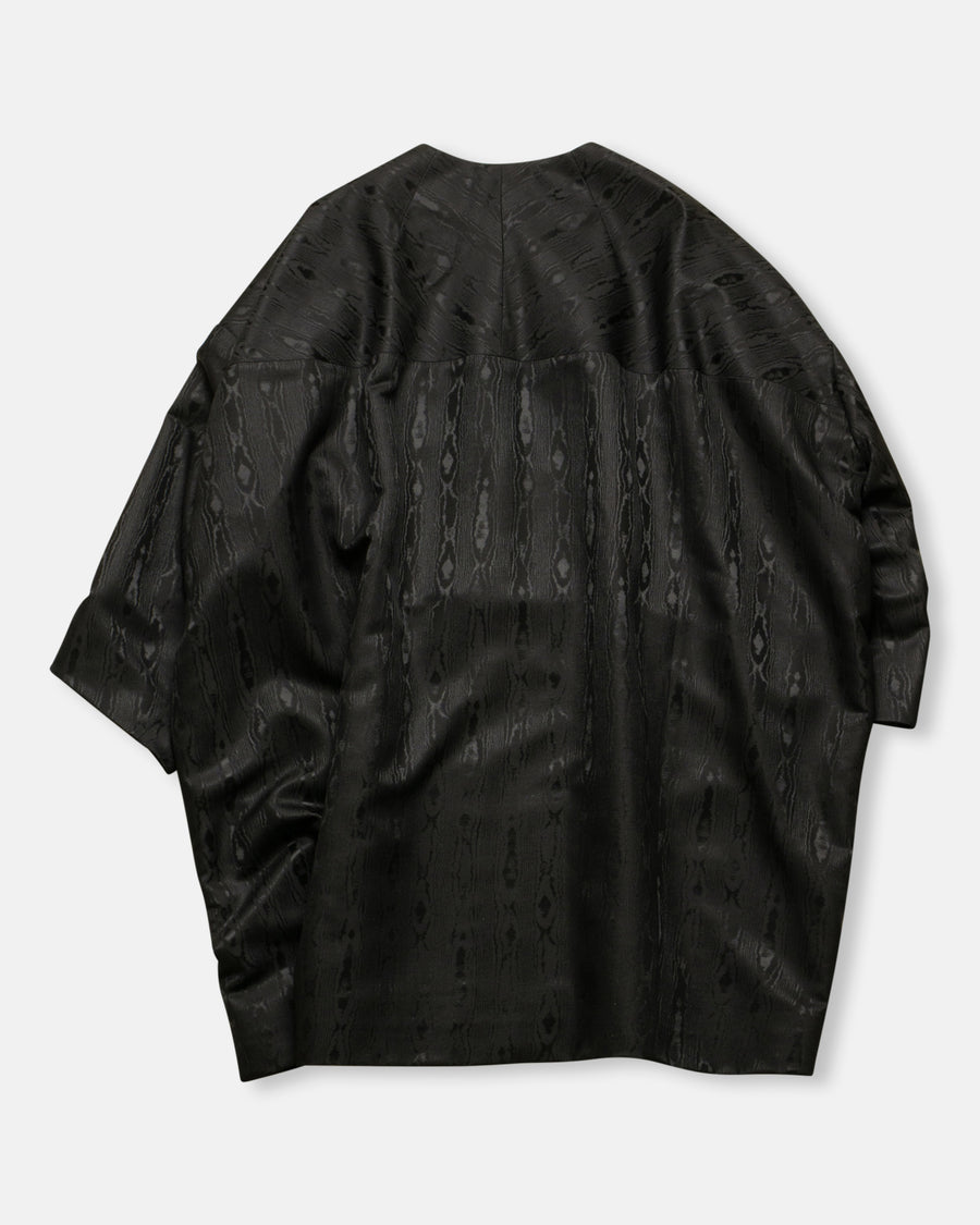 silk moire coat