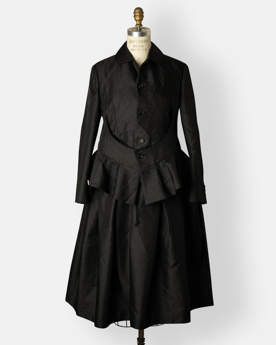 wrapped peplum jacket