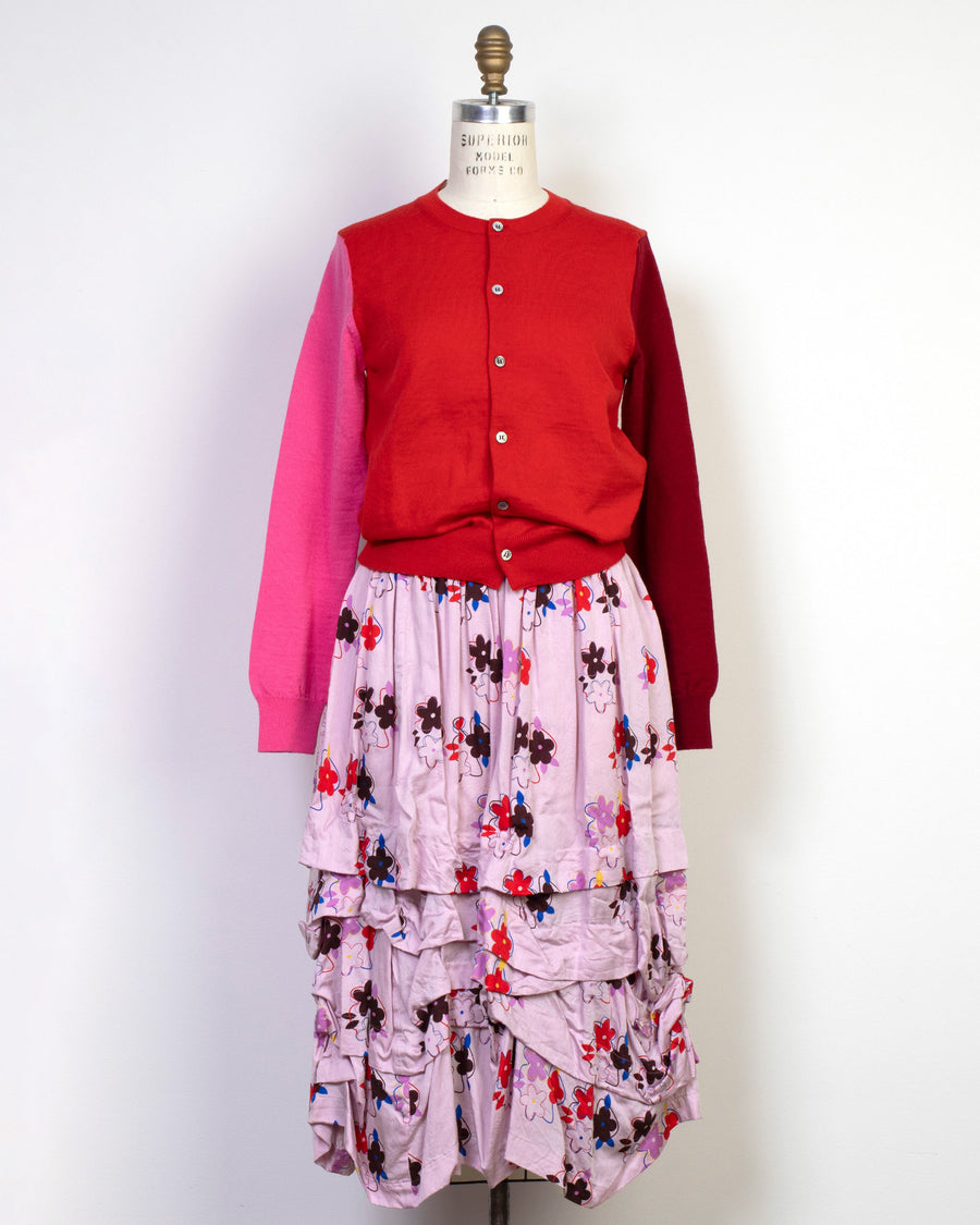 folded hem skirt