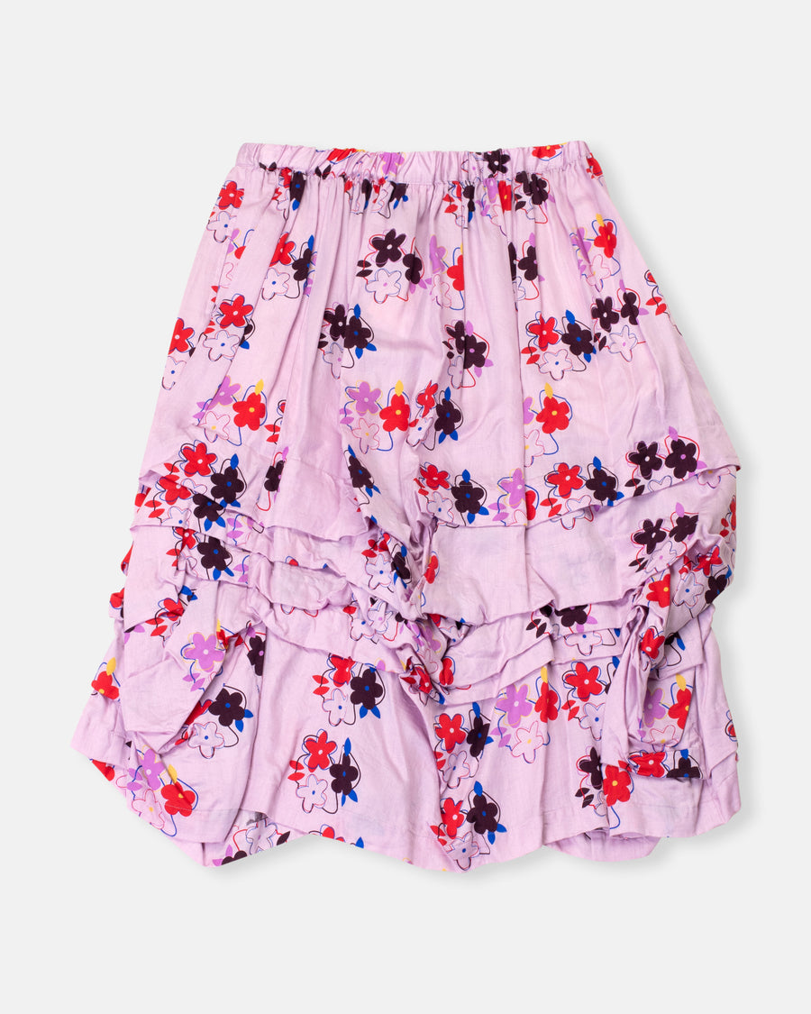 folded hem skirt