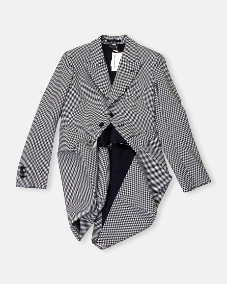geometric folded blazer