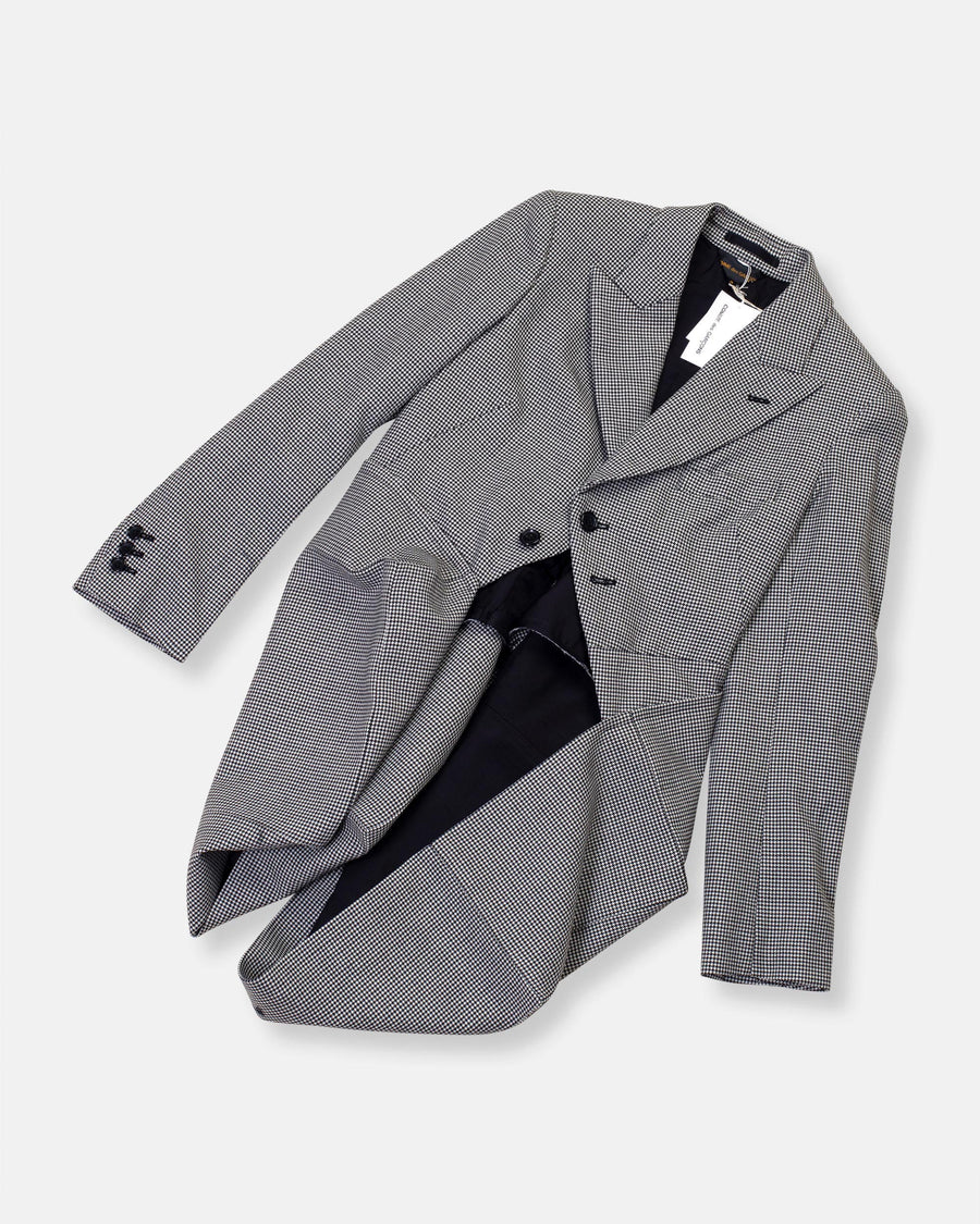 geometric folded blazer
