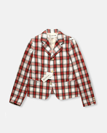 tartan plaid blazer