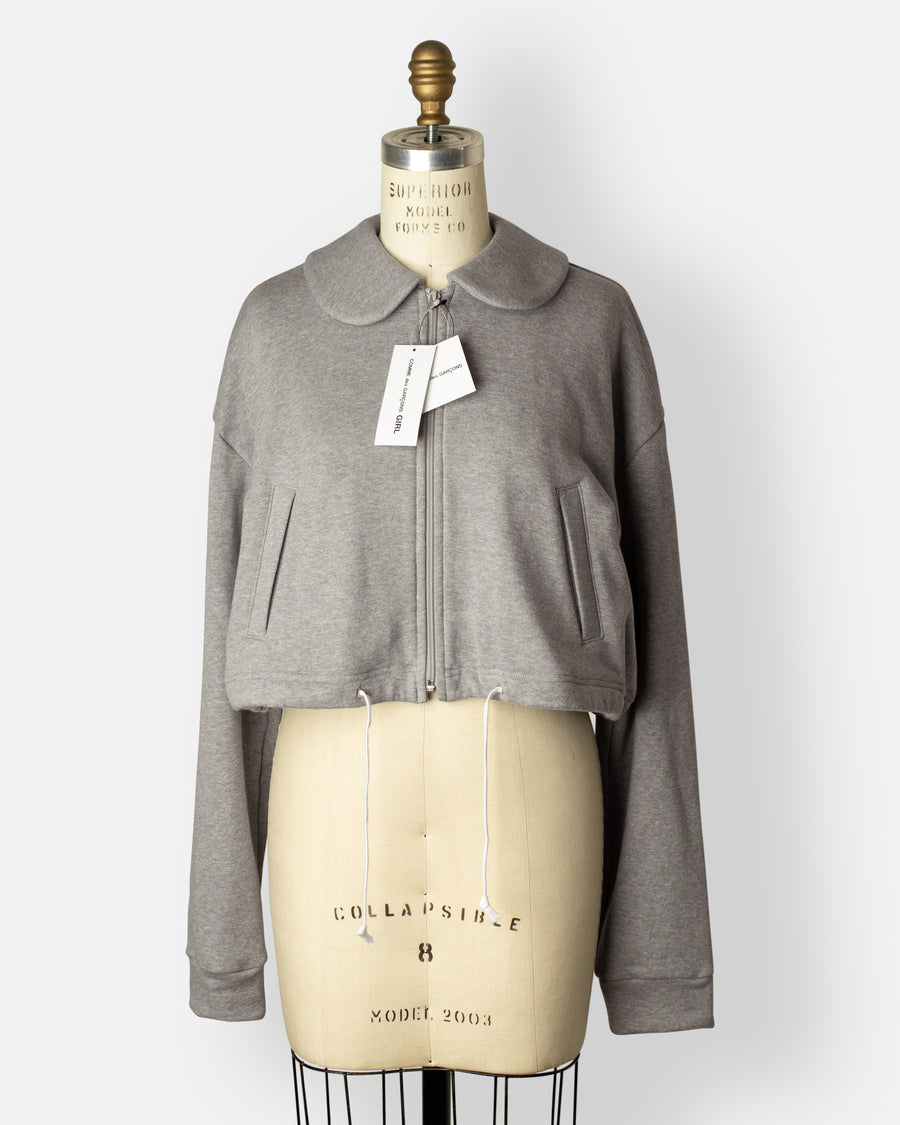 collared zip up
