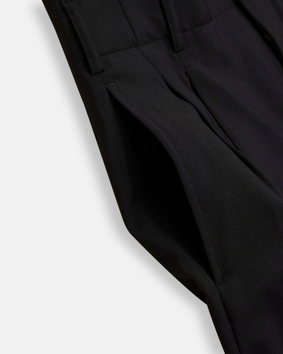 wide leg pleat front