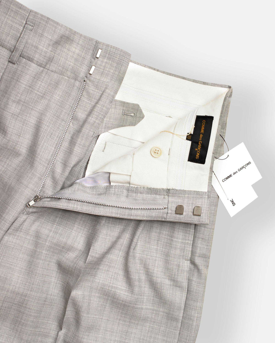 wide leg pleat front