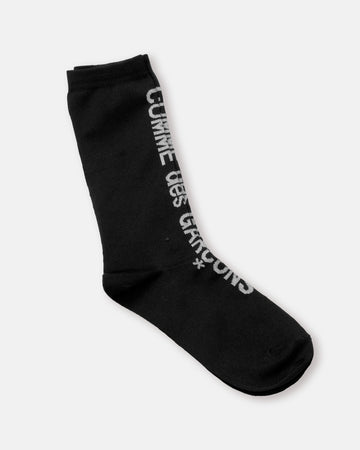 logo ankle socks black