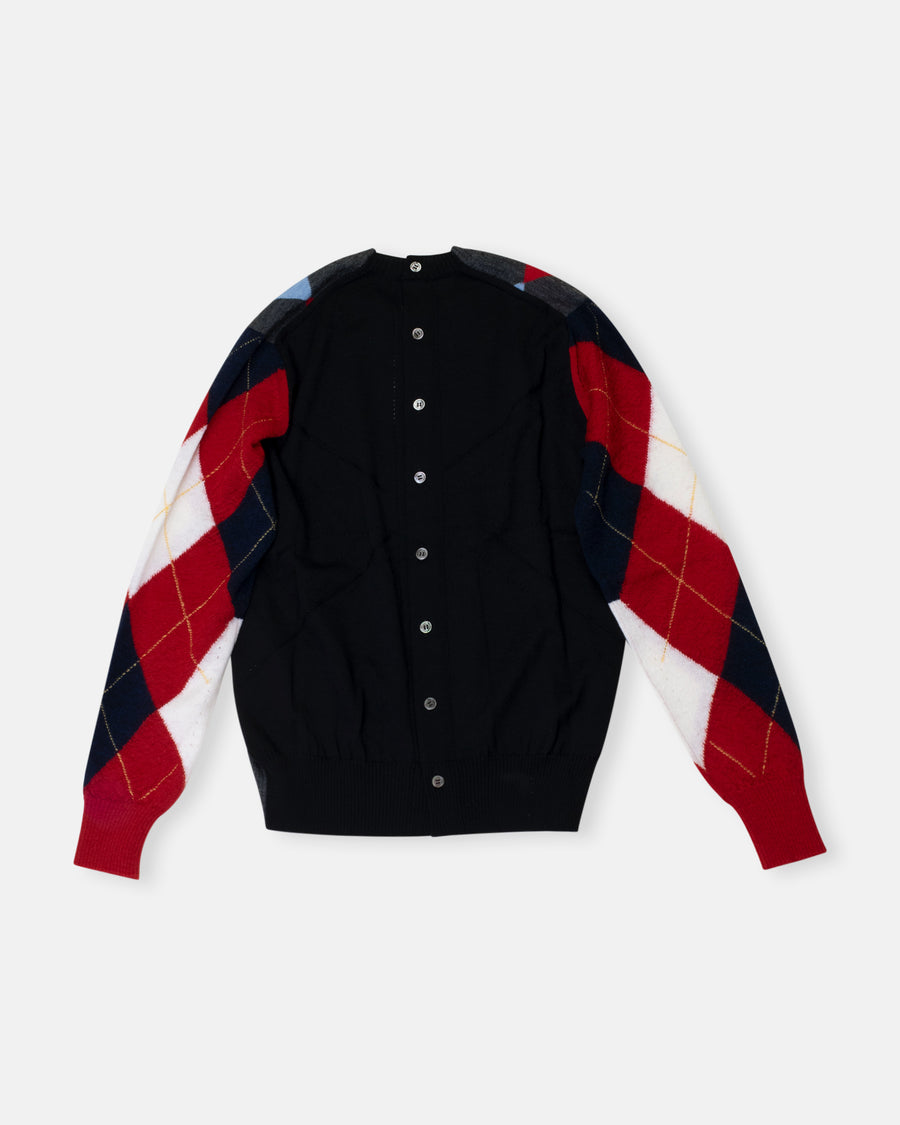 argyle terrier sweater