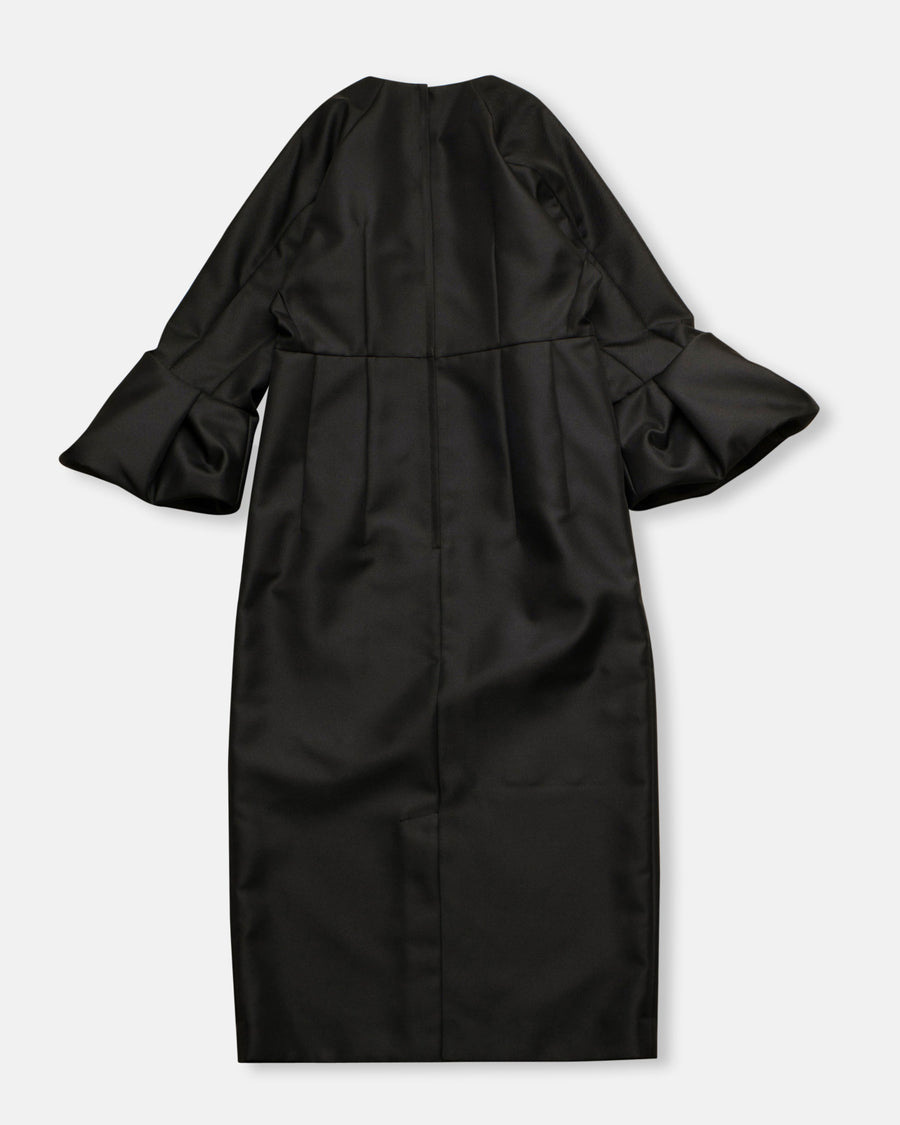trumpet sleeve dress
