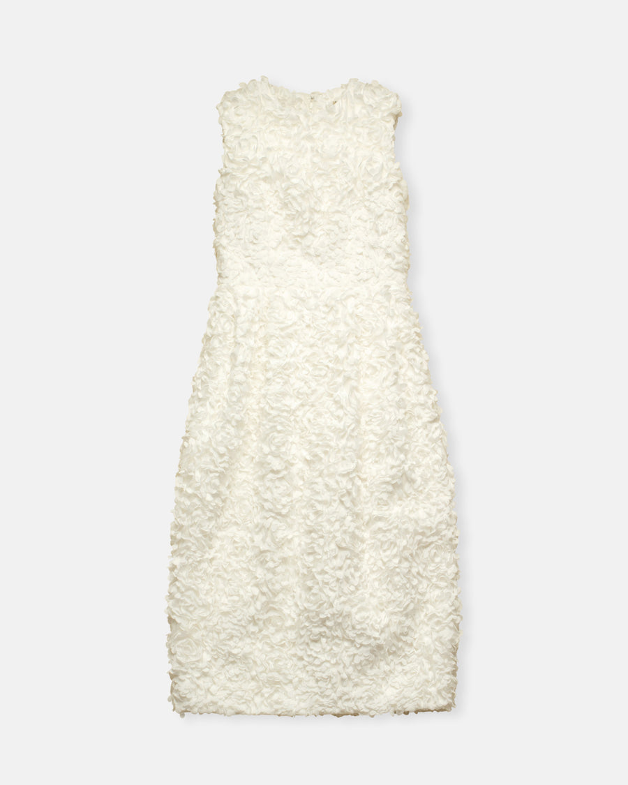 tulle flower embroidered dress