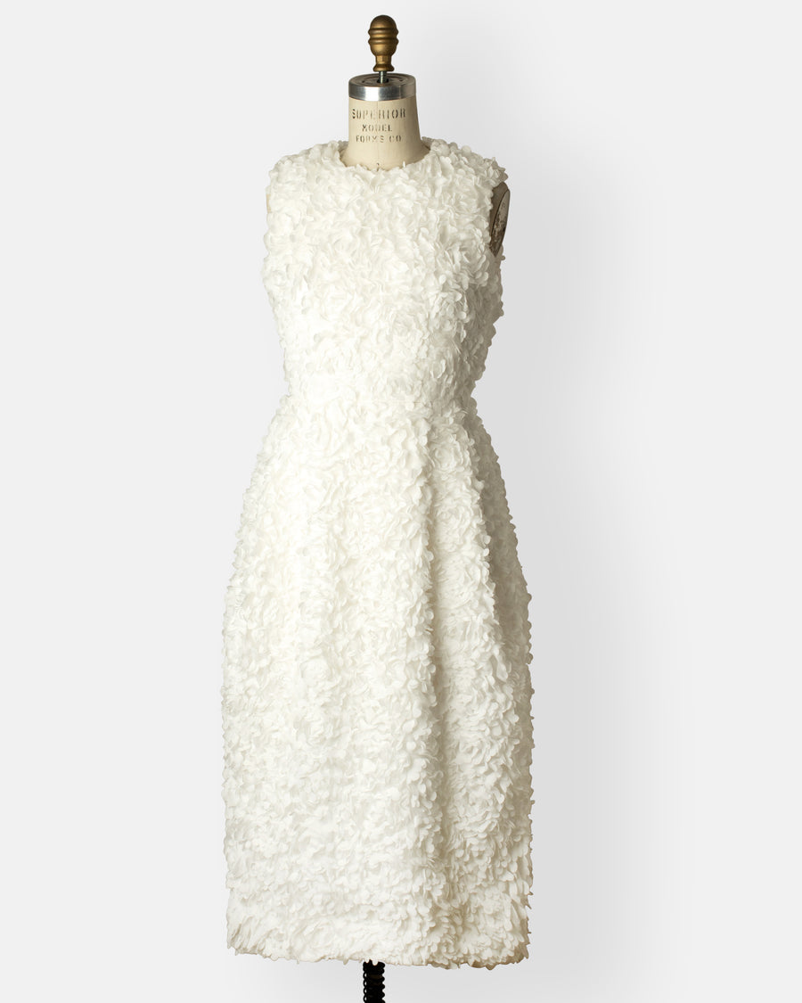 tulle flower embroidered dress