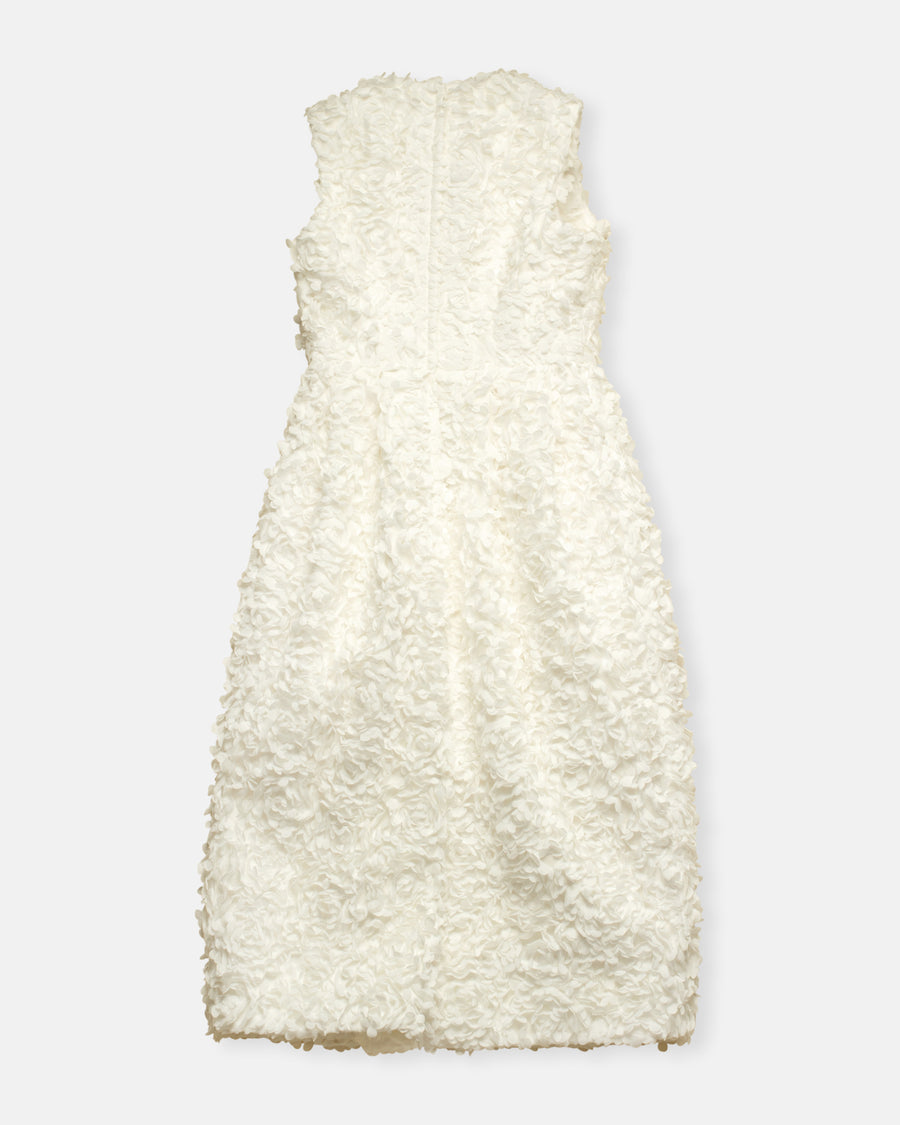 tulle flower embroidered dress