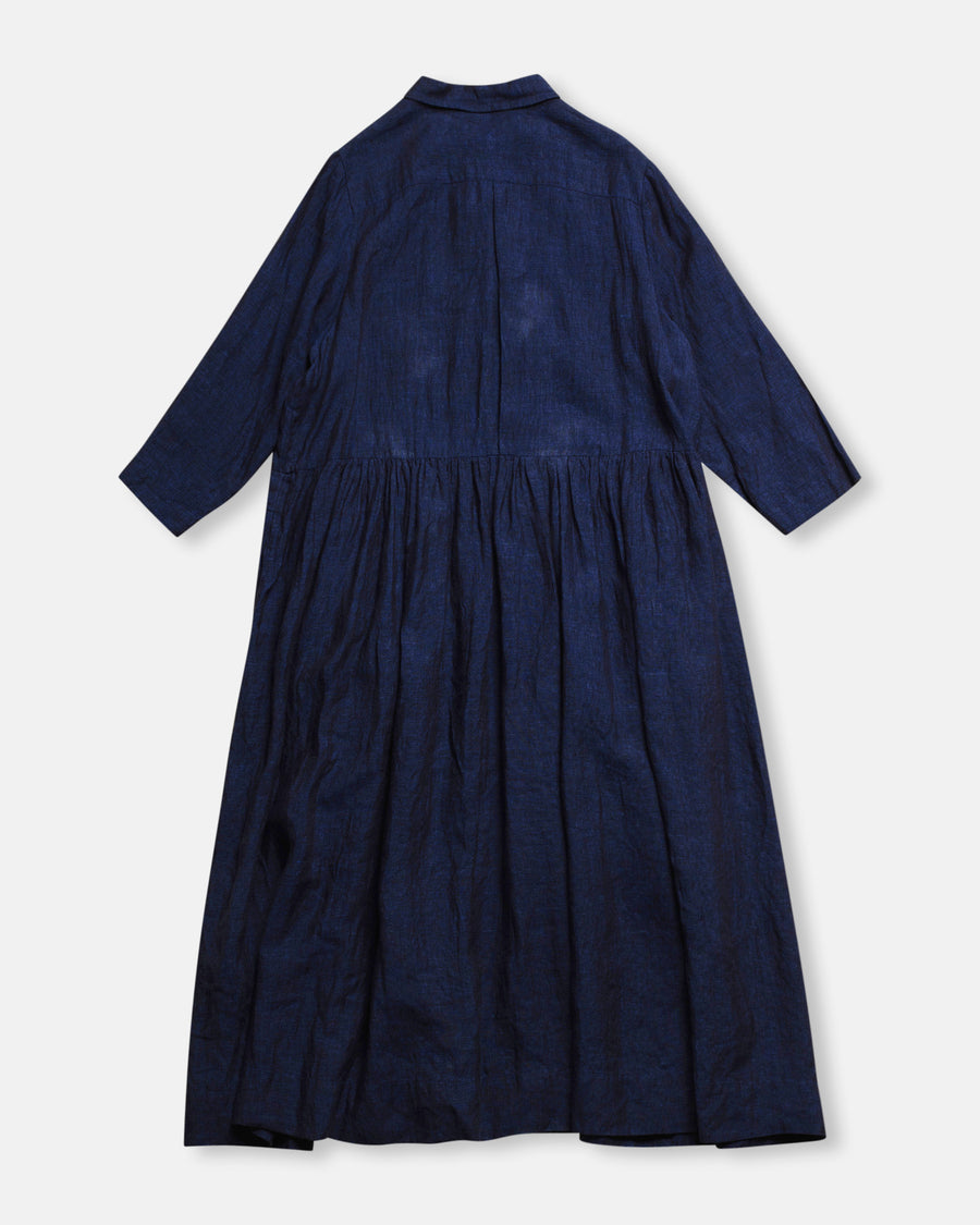 classic hidden button dress