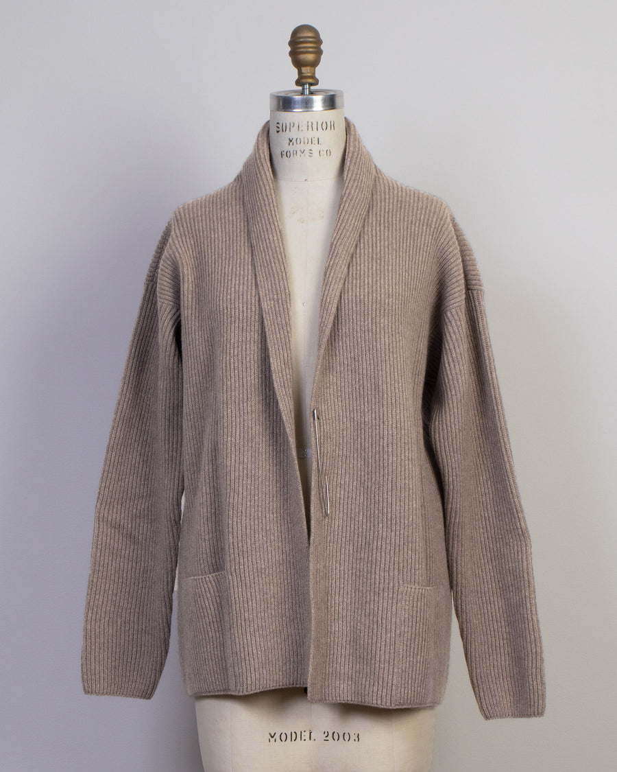 cashmere media cardigan