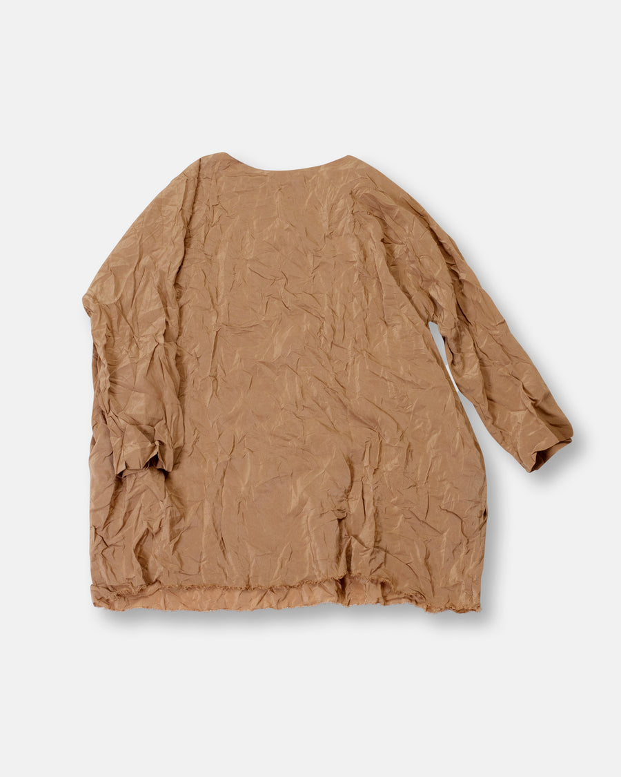 washed silk top