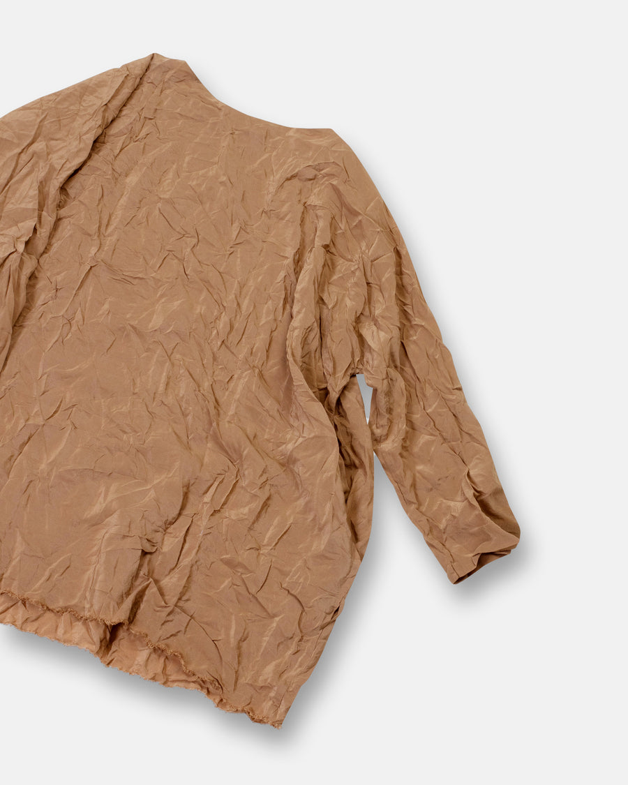 washed silk top