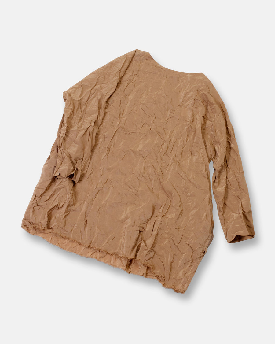 washed silk top