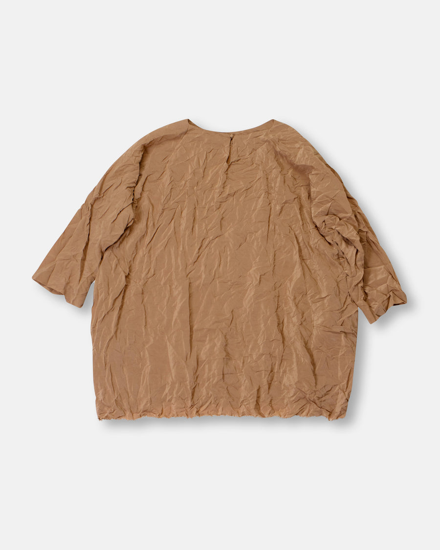 washed silk top
