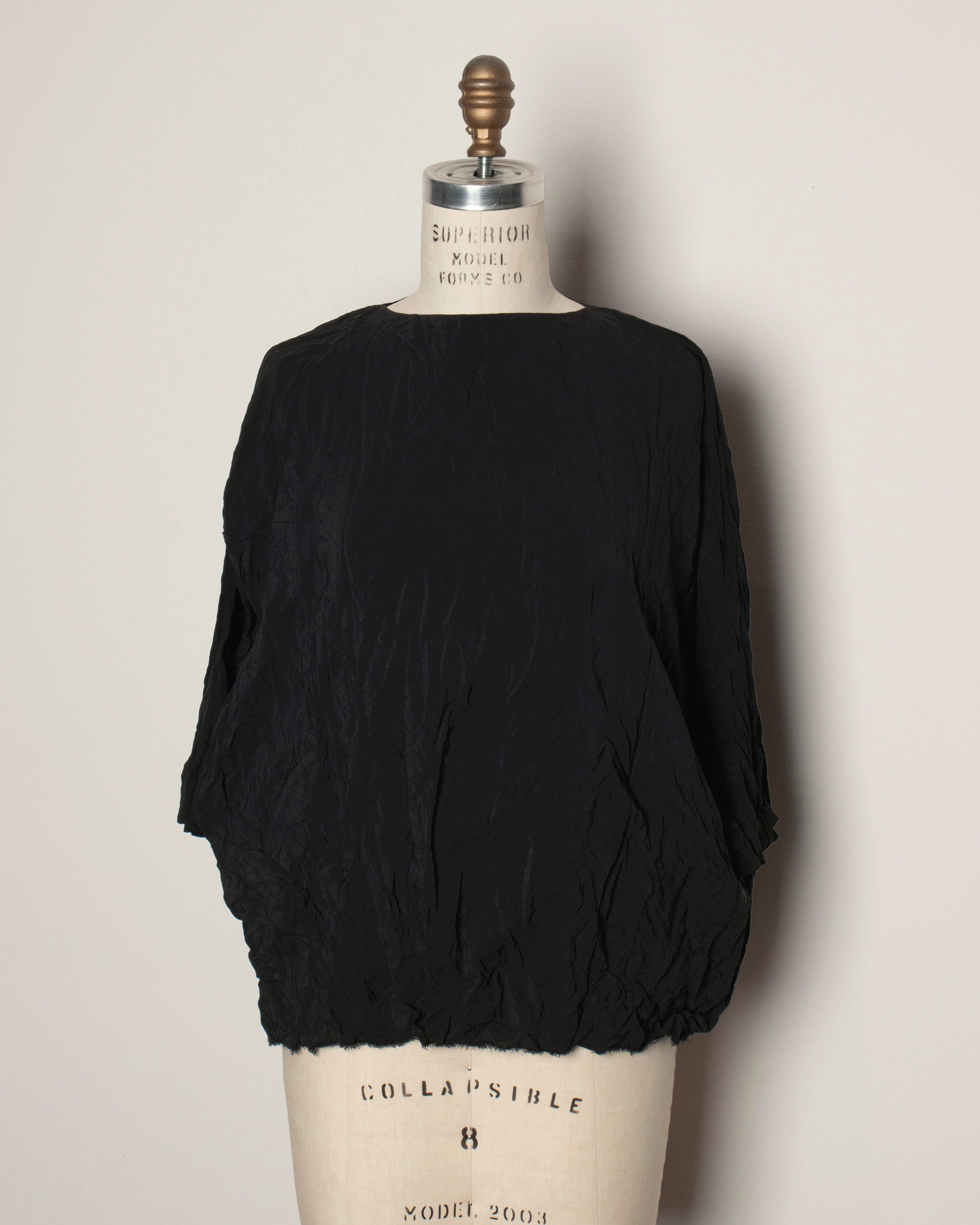 daniela gregis selvedge edge washed silk top | noodle stories