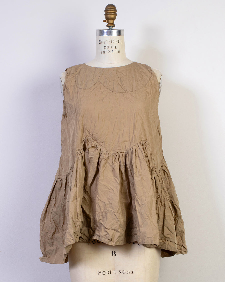 sleeveless torta top