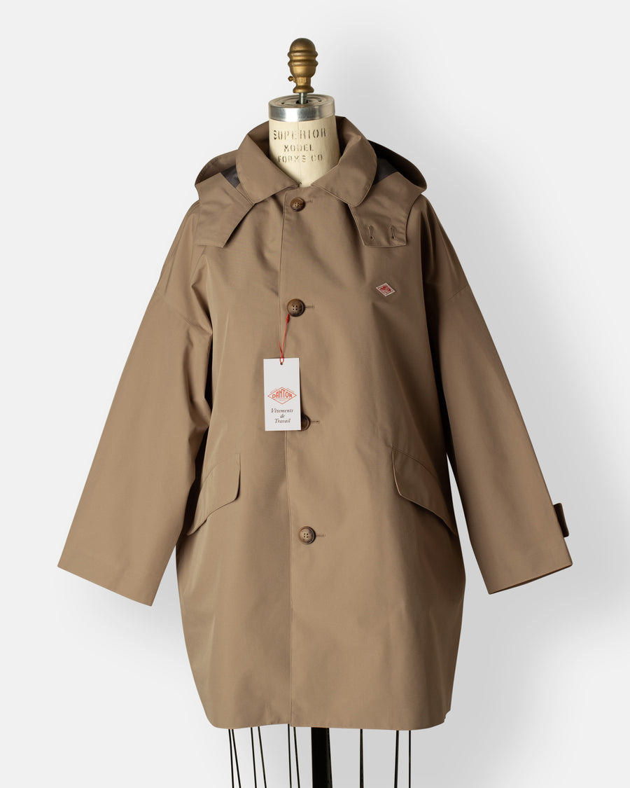 3 layer balmacaan coat