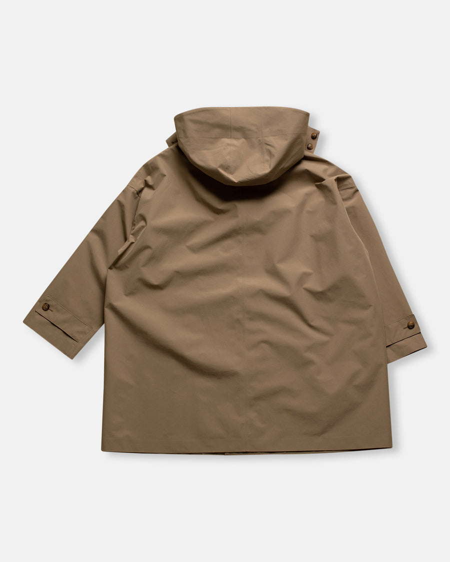 3 layer balmacaan coat