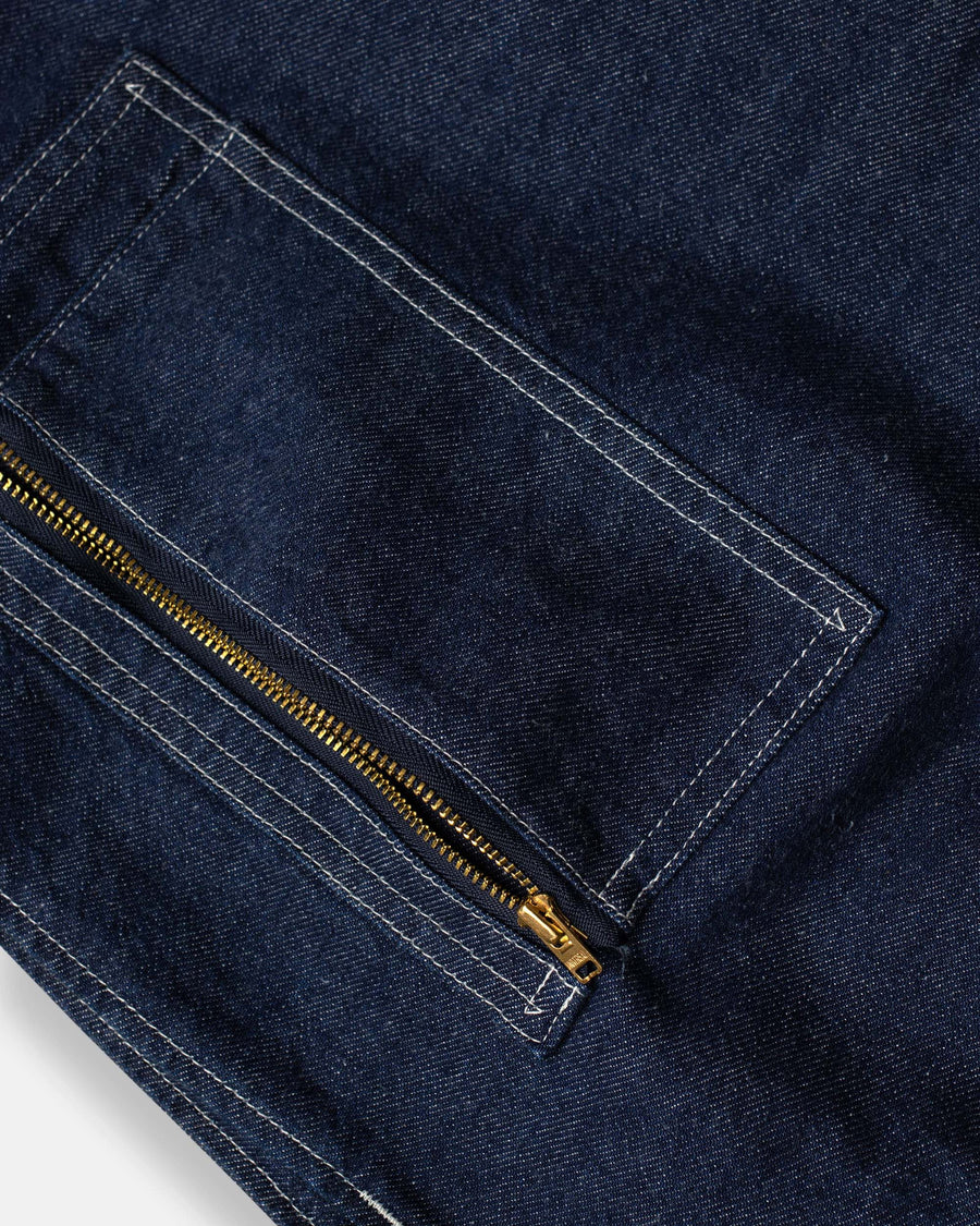 denim overall dress