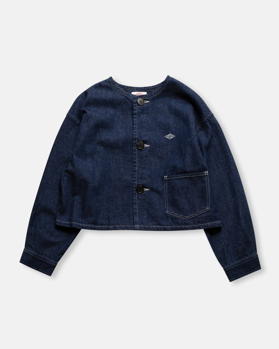 denim short jacket