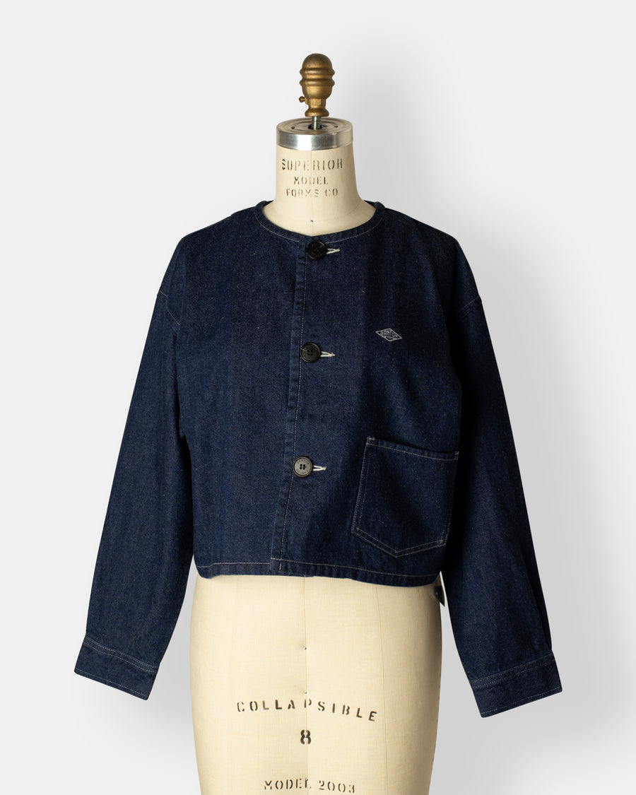 denim short jacket