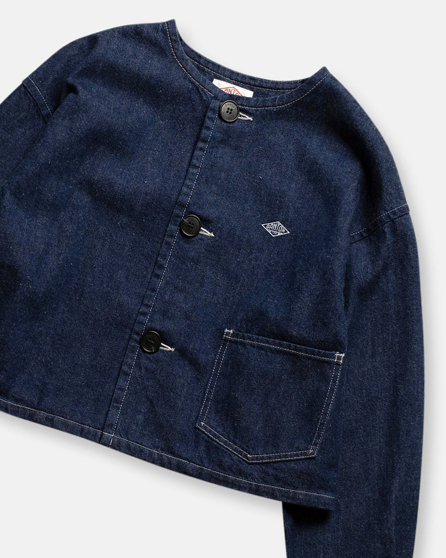 denim short jacket