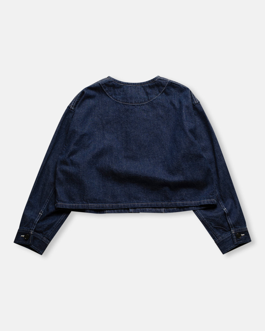 denim short jacket