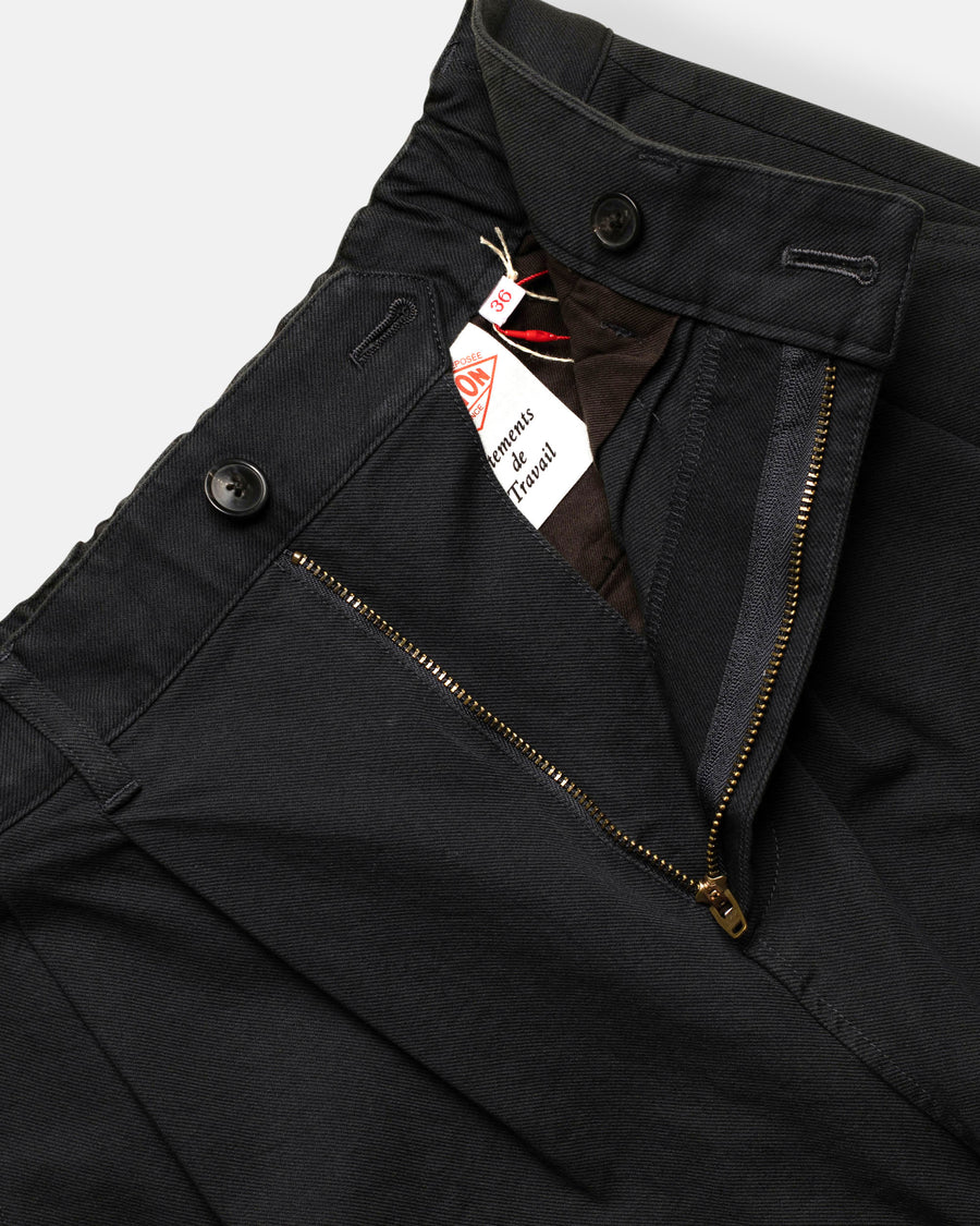 pleat front wide pants