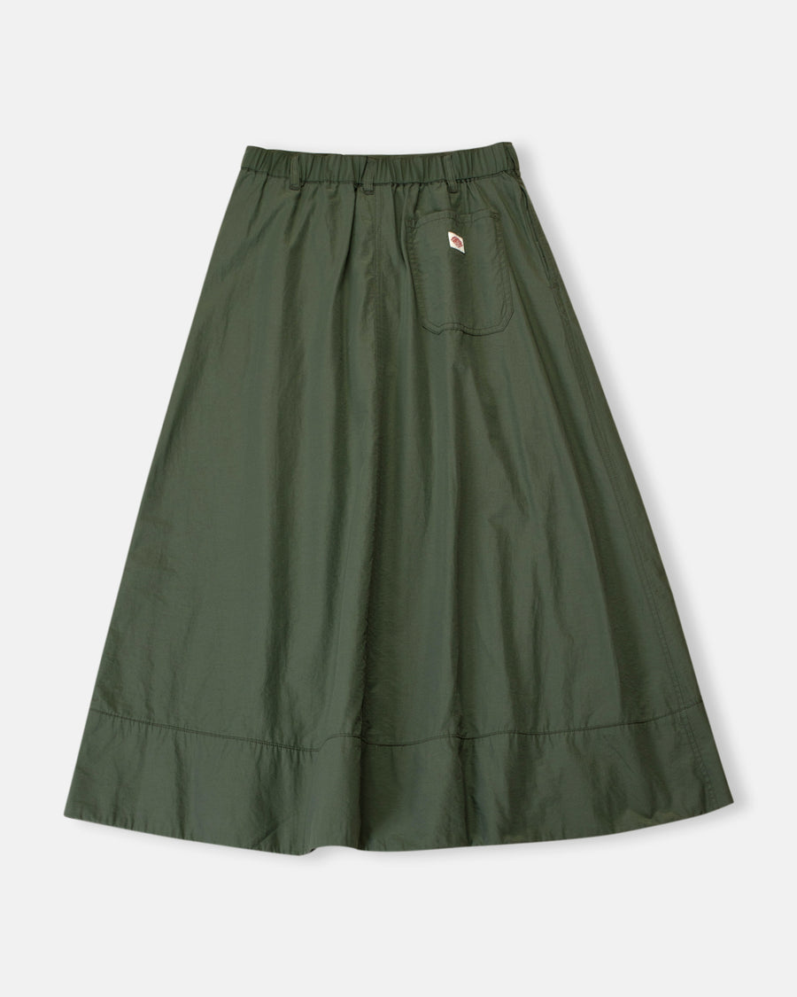 double pleated skirt