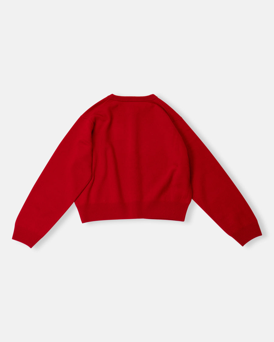 crewneck cardigan