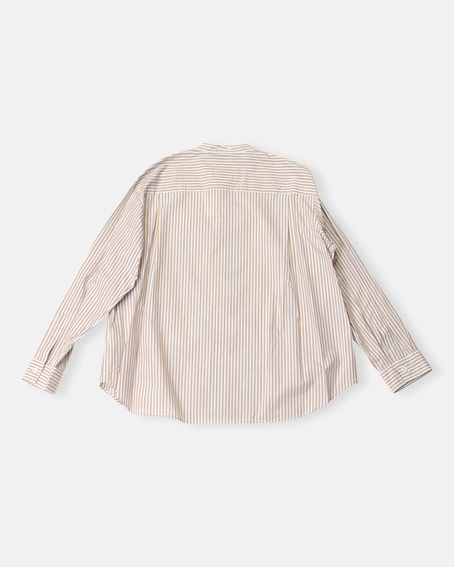 band collar shirt