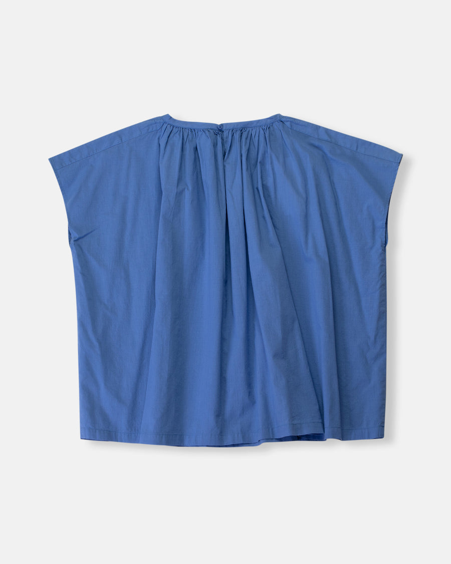 sleeveless smock shirt