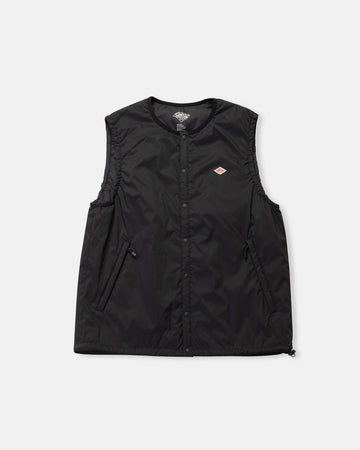 insulated collarless vest