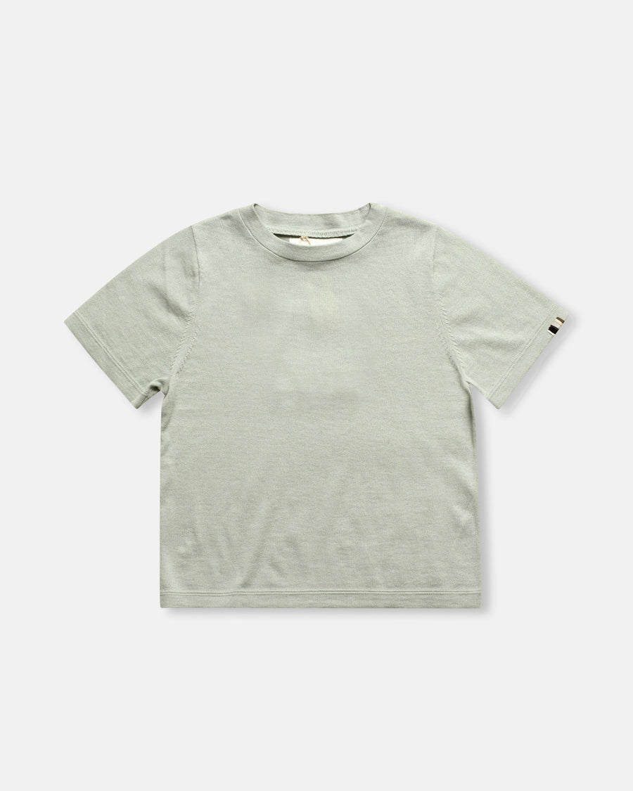 tina cropped sweater tee
