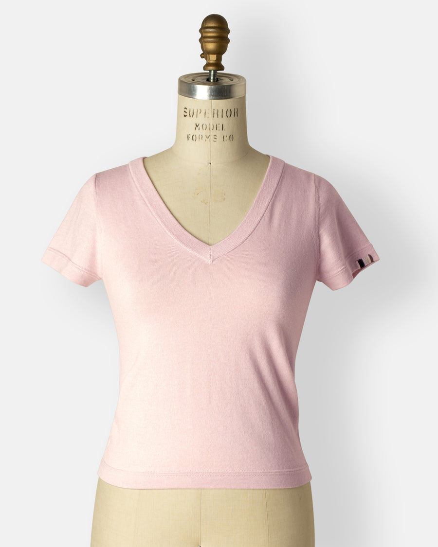 vicky v-neck sweater tee