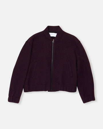 boiled wool bomber