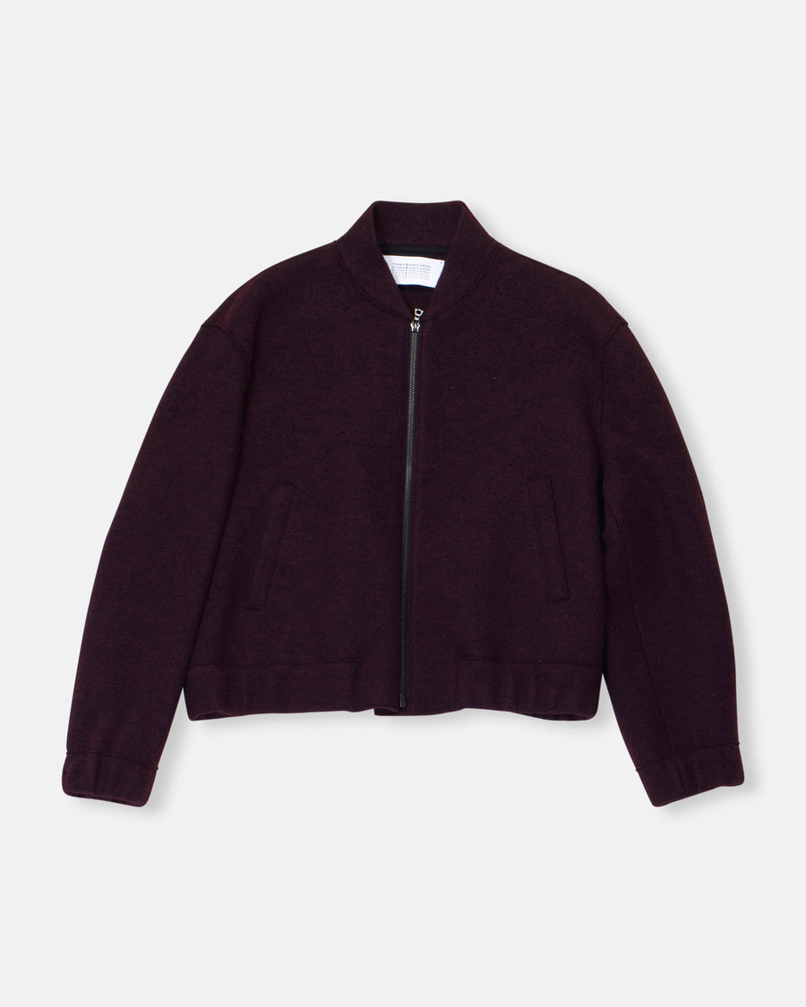boiled wool bomber