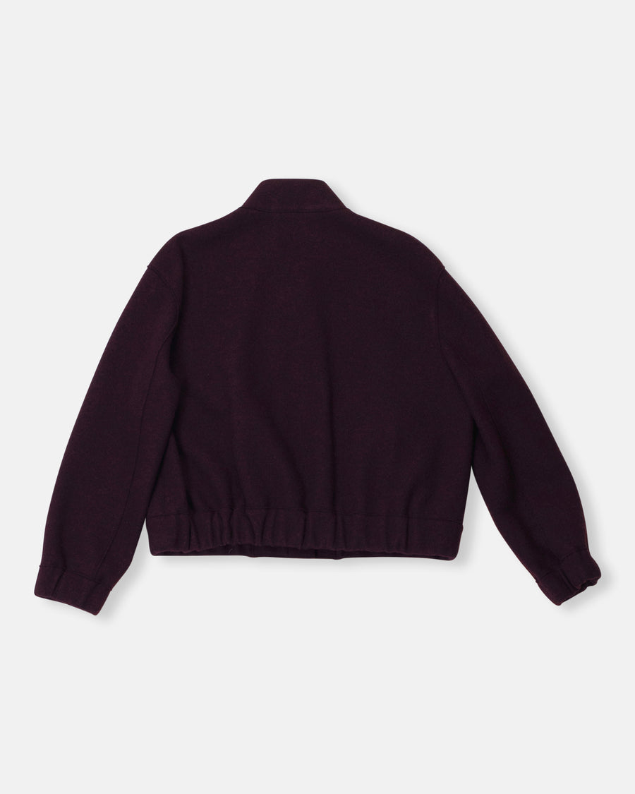 boiled wool bomber