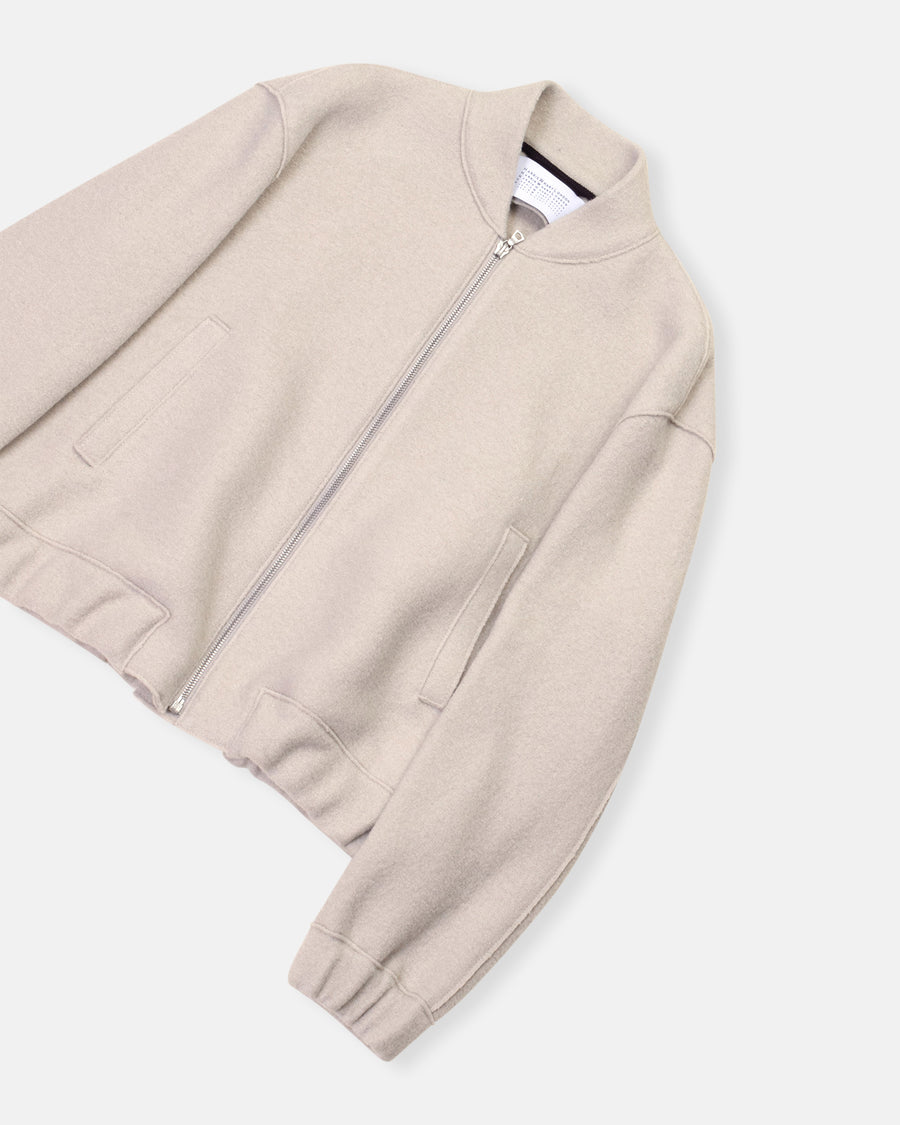 boiled wool bomber